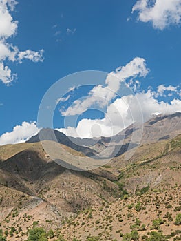 Cajon del Maipo. Maipo Canyon, a canyon located in the Andes. Ne