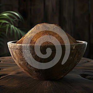 Cajun powder on bowl