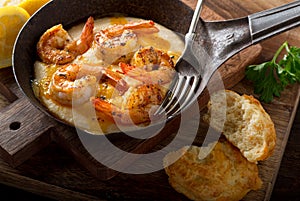 Cajun Style Shrimp and Grits