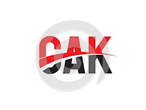 CAK Letter Initial Logo Design Vector Illustration