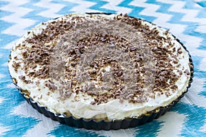 Cake Banoffi with caramel and banana