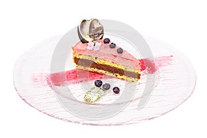 Cake with berries