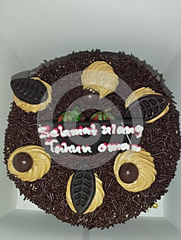 Cake from birthday oma habizar this day