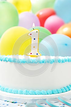Cake Celebrating 1st Birthday