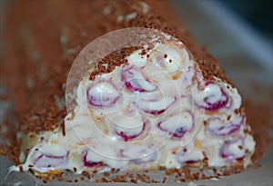 Cake `Cherry in the tent`