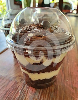 Cake chocolate pote photo