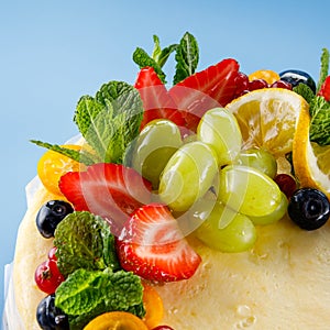 Cake closeup for restaurant menu3