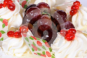 Cake with cream