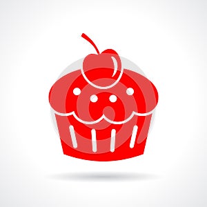 Cake dessert icon
