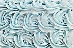 Cake Icing Floral Swirl Background