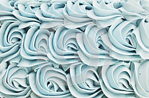 Cake Icing Floral Swirl Background photo