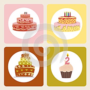 Cake icons