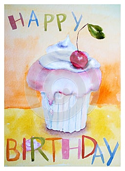 Cake with insription