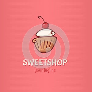 Cake Logo sweetshop