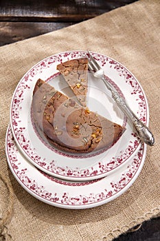 Cake made with chestnut flour