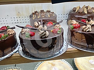 Cake muffins chocolate