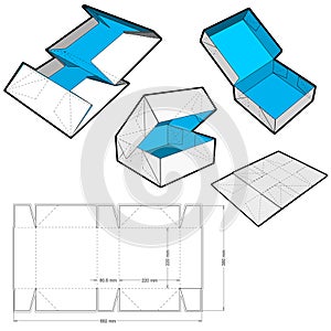 Cake Packaging and Die-cut Pattern.