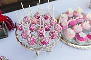 Cake pops and cupcakes