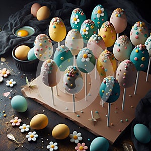 cake pops easter