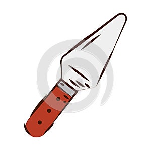Cake server utensil icon. Vector