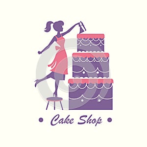 Cake shop logo