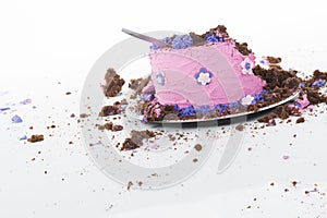 Torta distruggere sparo il grande disordinato torta dopo!  