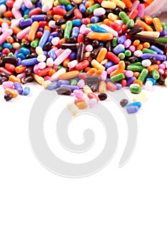Cake Sprinkles Background