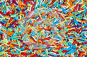 Cake sprinkles background