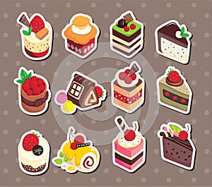 Cake stickers