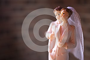 Cake topper lesbian wedding couple