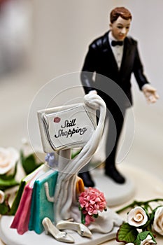 Cake topper - witty wedding