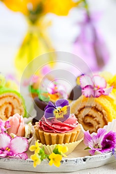 Cakes for afternoon tea