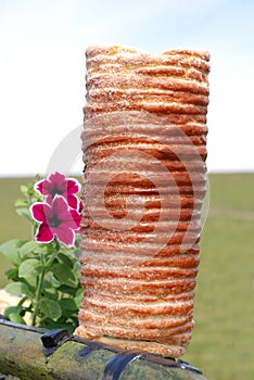 Cakes caramel coating