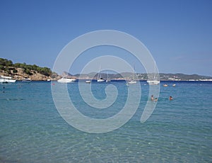 Cala Bassa Beach, Ibiza photo