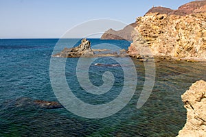 Cala Chicre beach at Cabo de Gato National park