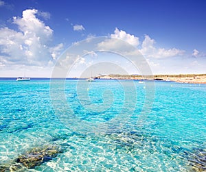 Cala Conta in Ibiza island near San Antonio