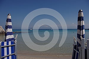 The Cala delle Arene beach in the Island of San Domino  - Tremiti Islands - Adriatic