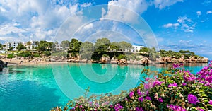 Cala Dor bay at Palma Mallorca Island