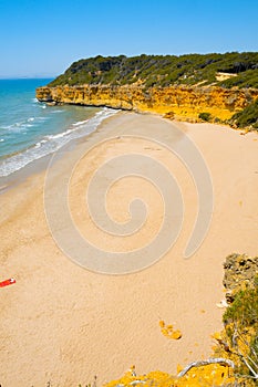 Cala Fonda beach, Tarragona, Spain photo