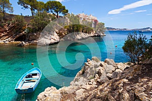 Cala Fornells View in Paguera, Majorca photo