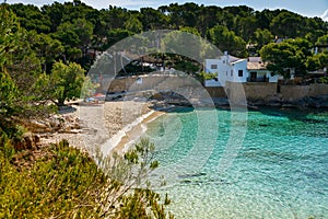 Cala Gat beach in Mallorca, displaying the serene Mediterranean waters