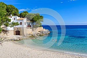 Cala Gat at Ratjada, Mallorca - beautiful beach and coast photo