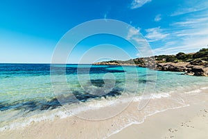 Cala Granu on a clear day