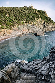 Cala leone. the beautiful beach of Tuscany