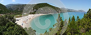 Cala Luna Bay panorama