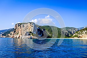 Cala Luna beach in Orosei Golf, Sardinia, Italy