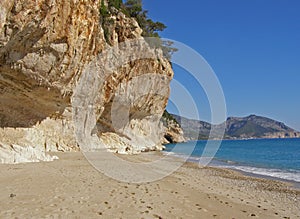 Cala Luna beach and Orosei Gulf - Sardinia, Italy