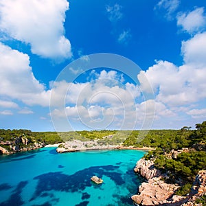 Cala Macarella Macarelleta Cituradella in Menorca Balearic photo