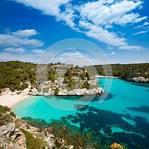 Cala Macarelleta in Menorca at Balearic Islands photo