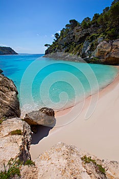 Cala Macarelleta in Menorca at Balearic Islands photo